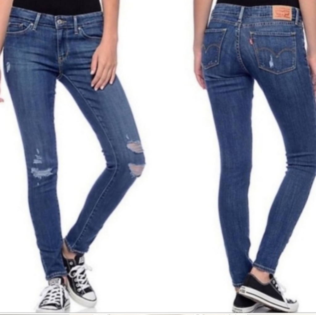 Distressed 711 Skinny